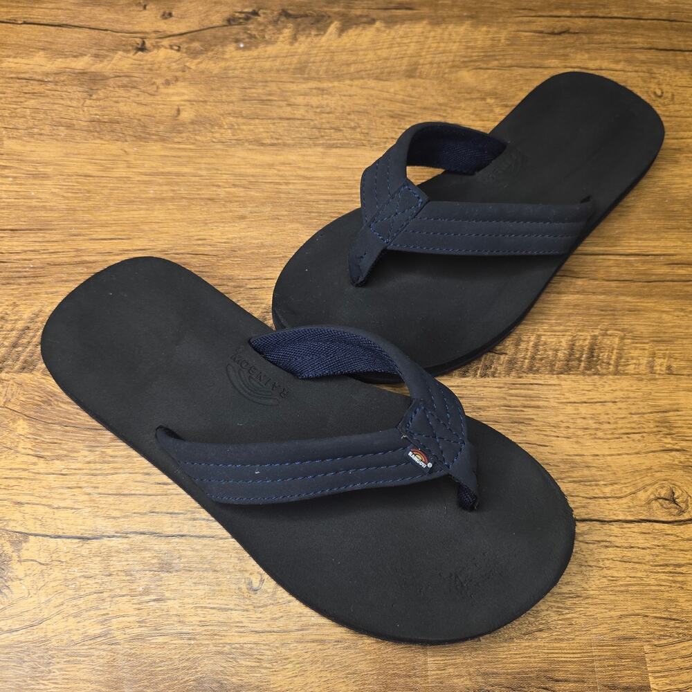 Rainbow Grombow navy Flip flop Sandals size 4/5